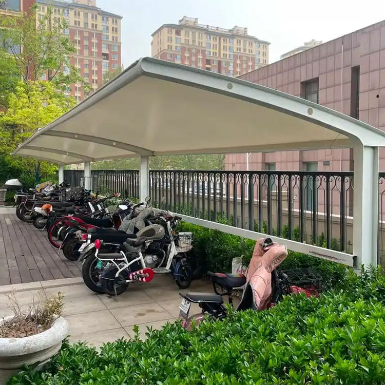 施甸县膜结构电动车棚